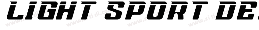 Light sport demo字体转换 Light sport demo字体转换